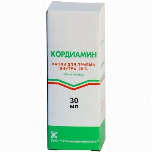 кордиамин капли для внутр примен 250мг/мл 30мл