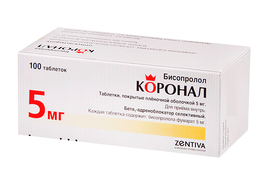 коронал таб ппо 5мг N100