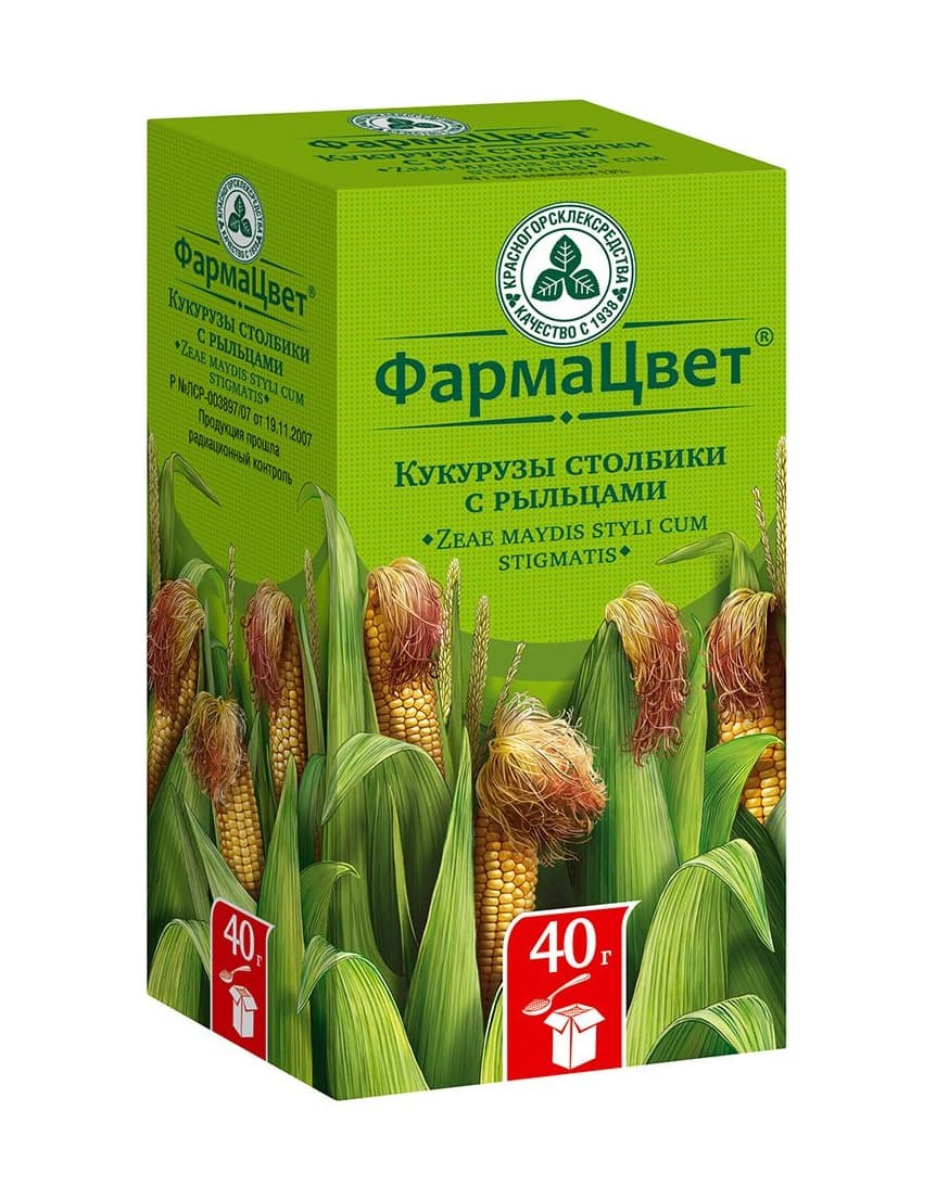 кукурузные рыльца 40 г красногорск