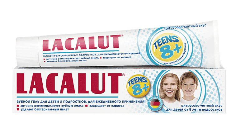 Lacalut teens з/гель 50мл от 8 лет
