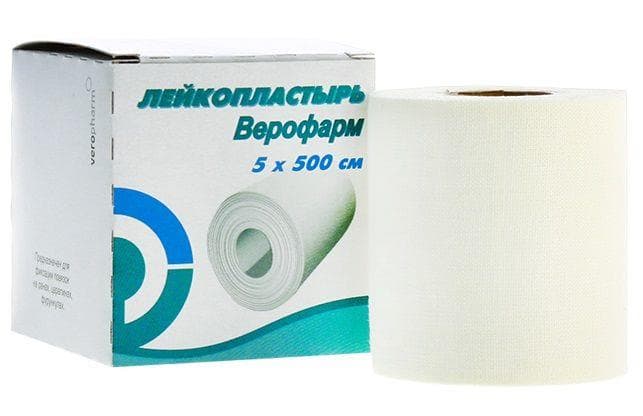 пластырь катушка верофарм 5смx500см
