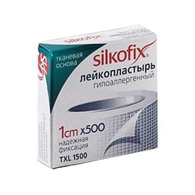 пластырь силкофикс 1*500 см тканевый