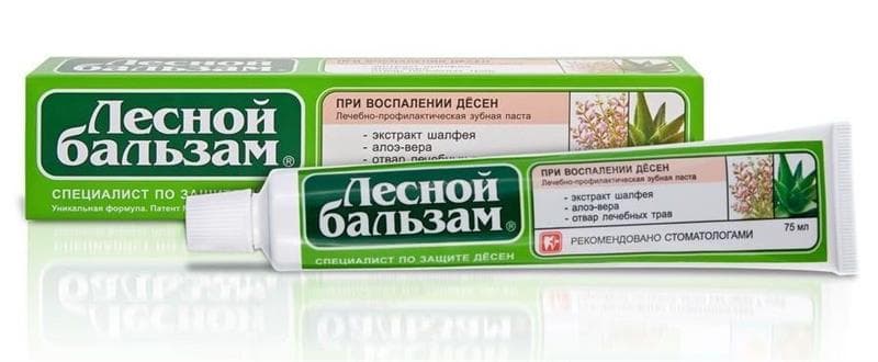 лесной бальзам з/паста 75мл шалфей-алоэ