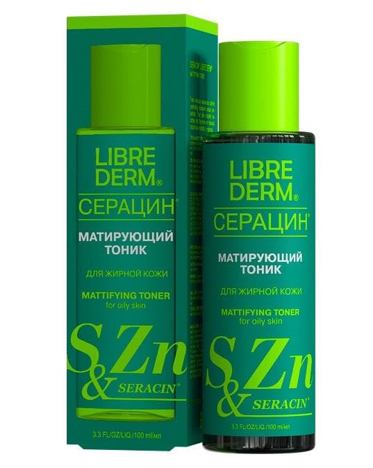 Librederm Seracin матирующий тоник для лица 100мл
