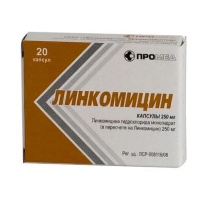 линкомицин капсулы 250 мг 20 шт 