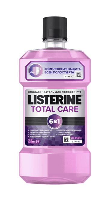 листерин total care опол-ль для полости рта 250мл