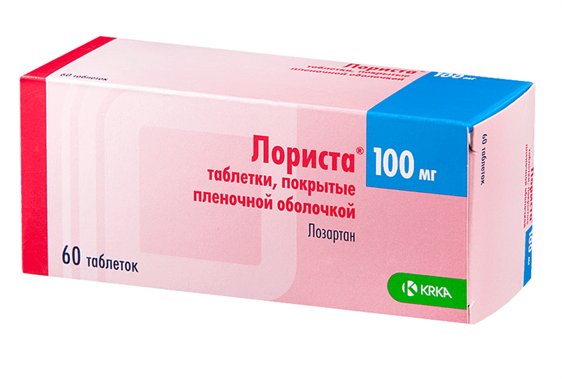лориста таблетки 100мг N60