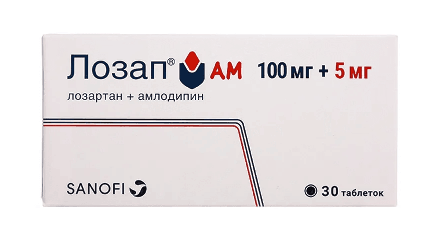 лозап ам таб ппо 5мг плюс 100мг N30
