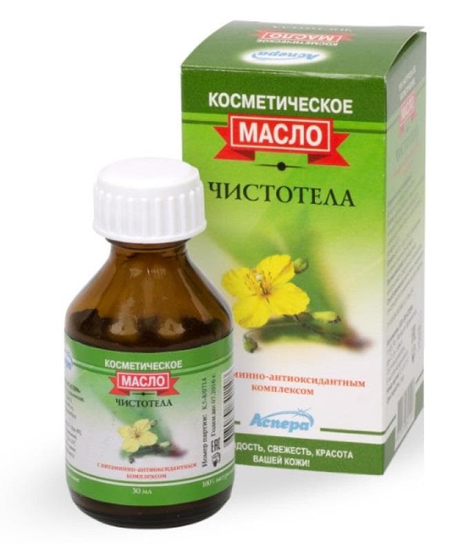 аспера масло косметич 30мл чистотел