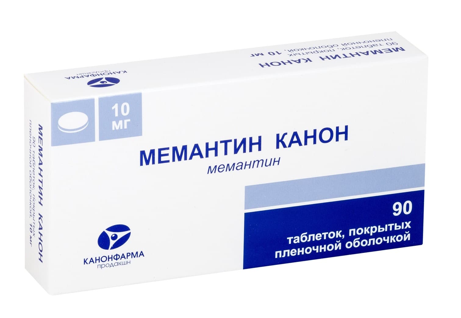 мемантин-канон таб ппо 10мг N90