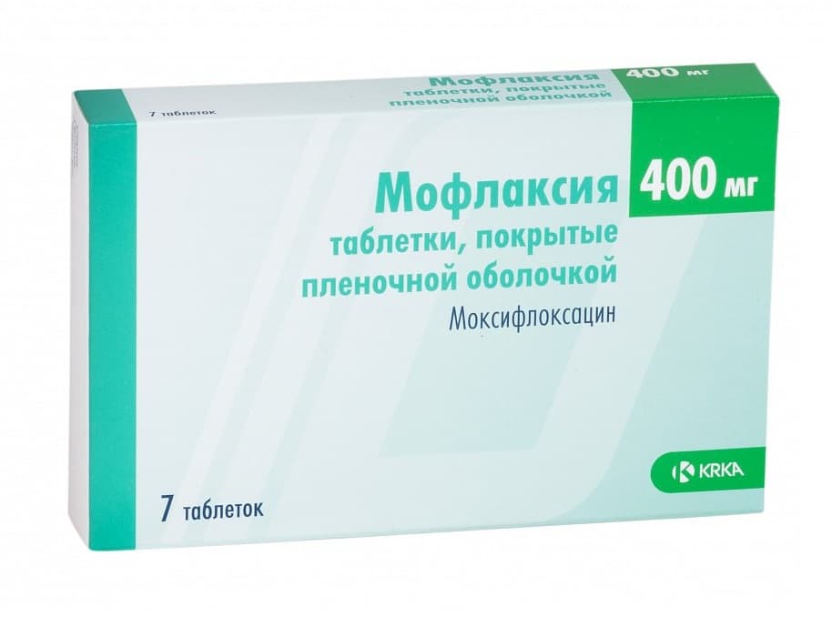 мофлаксия 400 мг 7 табл