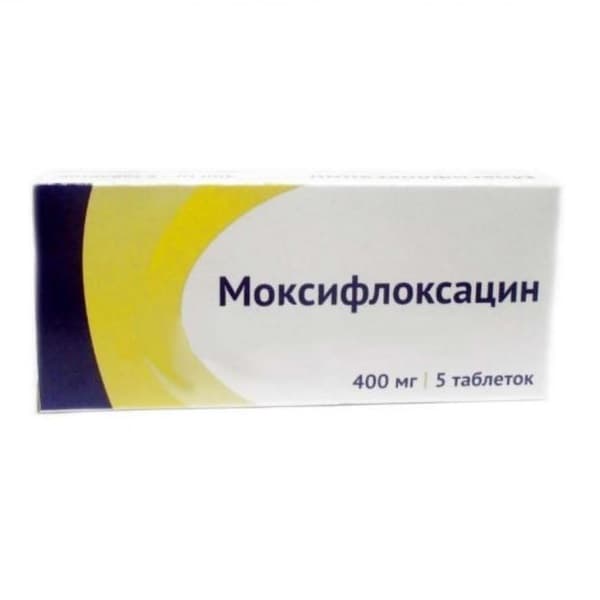 моксифлоксацин-озон таб ппо 400мг N5