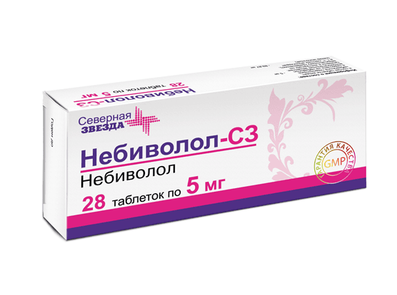 небиволол-сз таб 5мг N28