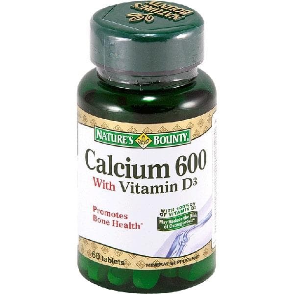 Natures Bounty Calcium 600 с витамином D3 60 таблеток