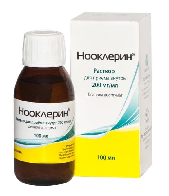 нооклерин р-р для внутр примен 20% фл 100мл