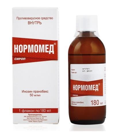 нормомед сироп 50 мг/мл 180 мл
