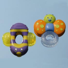 нуби прорезыватель с термогелем бабочки 3 плюс (id465)