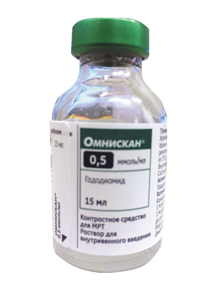 омнискан р-р в/в 0,5 ммоль/мл 15 мл 1 фл 
