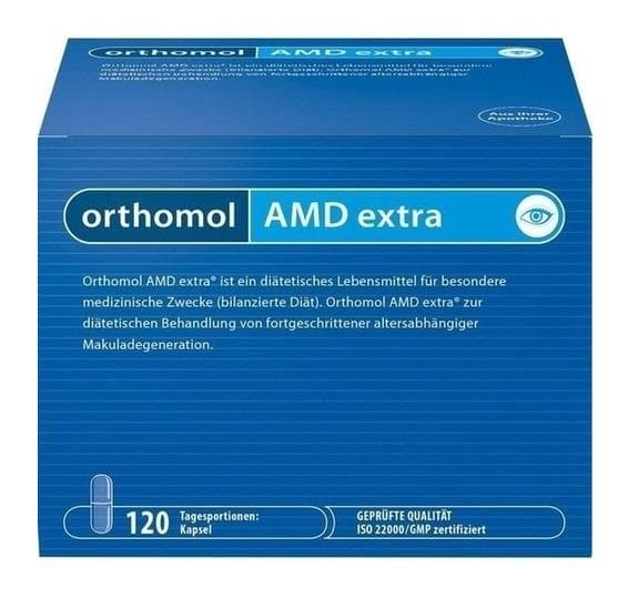 Orthomol AMD Extra капсулы курс 120 дней