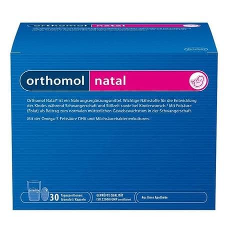 Orthomol natal порошок и капсулы 30 дней