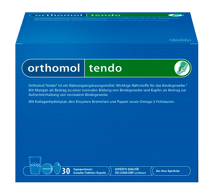 Orthomol tendo порошок, таблетки и капсулы 30 дней