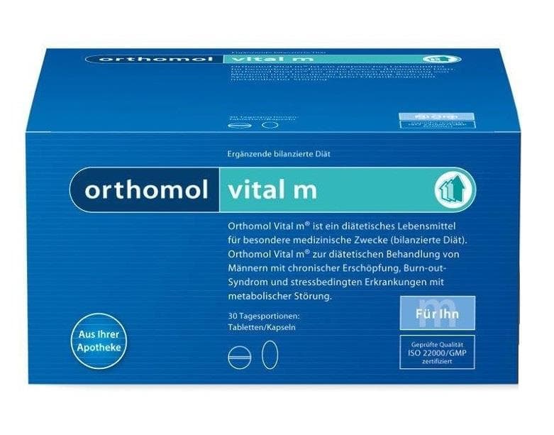 Orthomol витал м таблетки и капсулы 30 дней