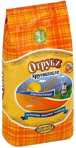 отруби пшеничные, пачка 200г