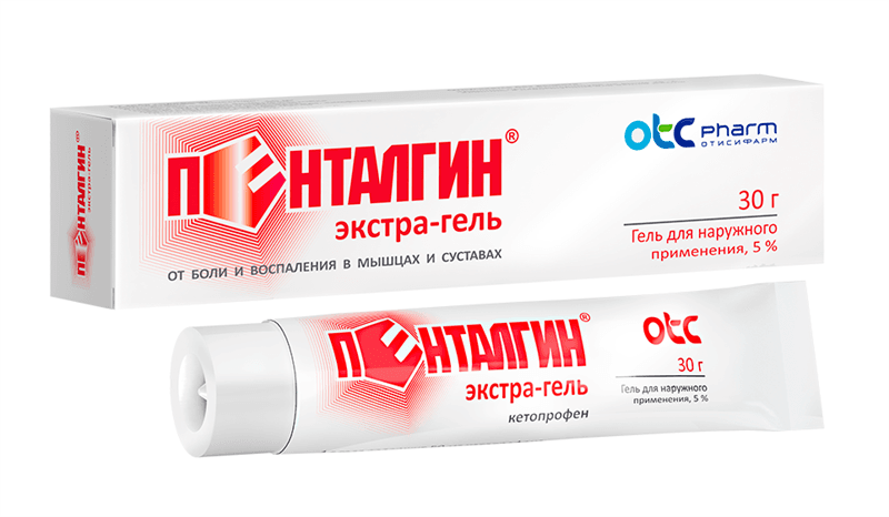 пенталгин экстра-гель гель для наружн примен 5% 30г