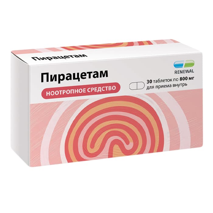 пирацетам-реневал таб ппо 800мг N30