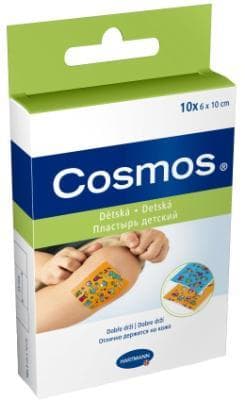 пластырь космос kids 6*10 10 шт 