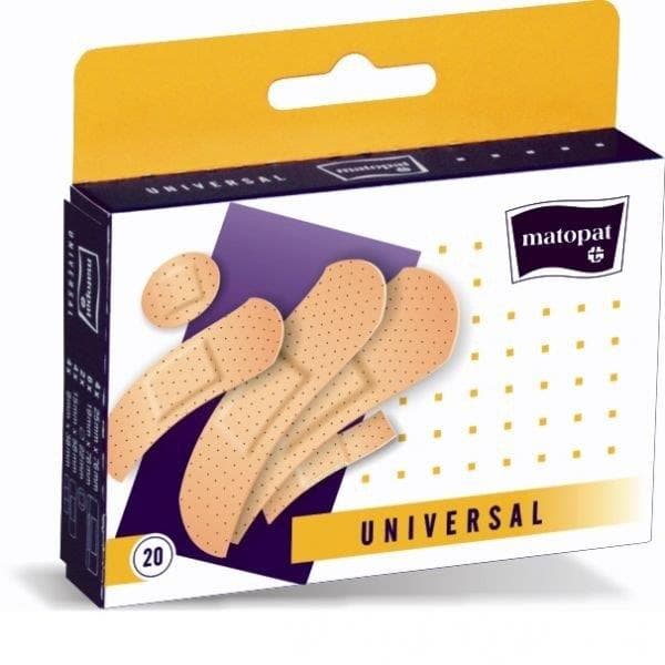 пластырь матопат universal 2 размера 20 шт 