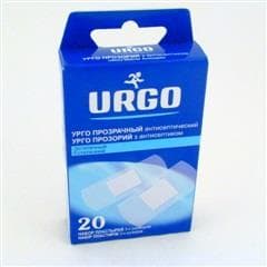 пластырь урго прозрачный 20 набор