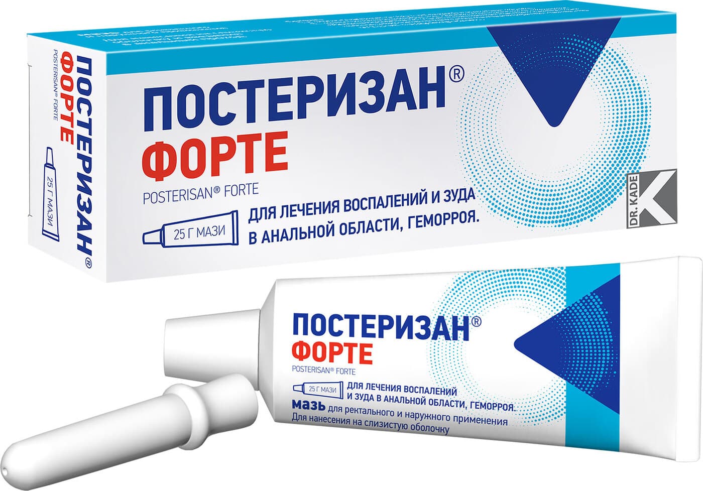 постеризан форте мазь для наруж и рект примен 25г