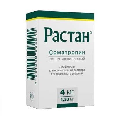растан лиофилизат для подкожных инъекций 4 ме 1 фл с растворителем