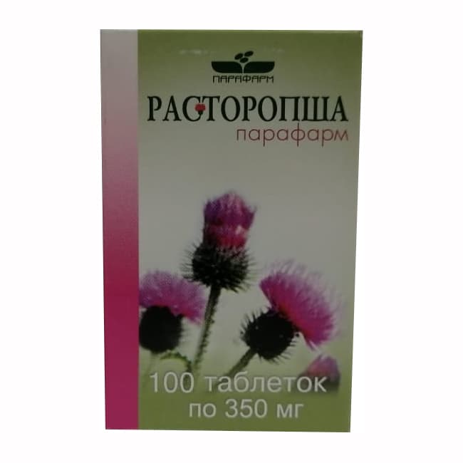 расторопша парафарм таб N100