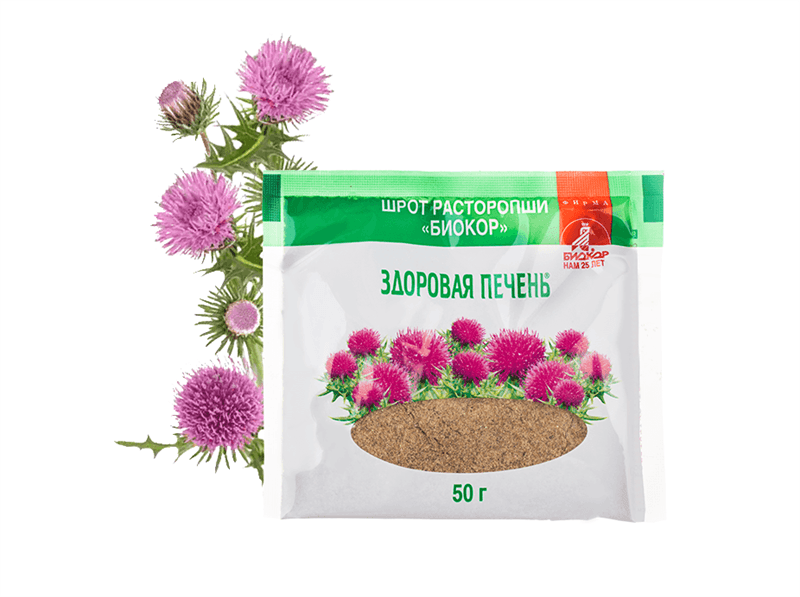 расторопша шрот 50 г