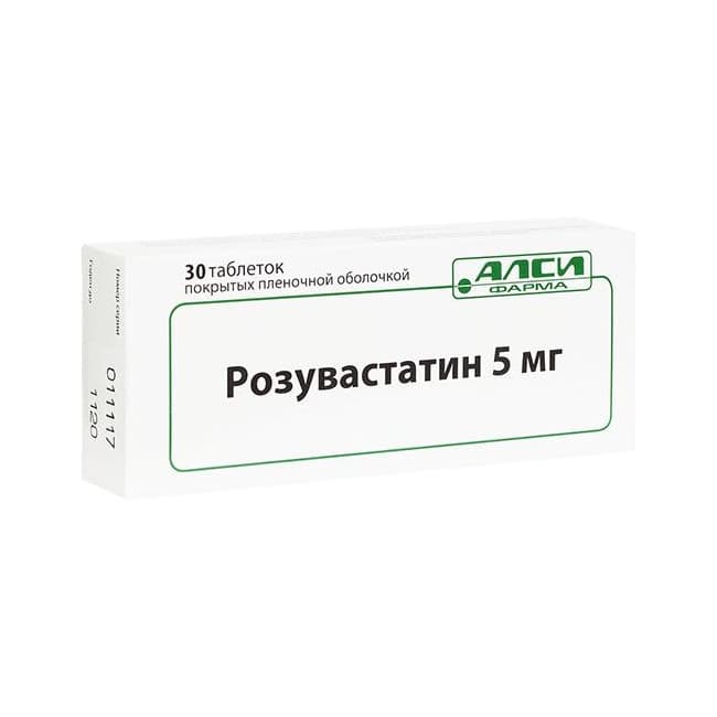 розувастатин-алси таб ппо 5мг N30