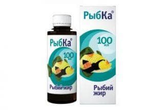 рыбий жир рыбка 100 мл