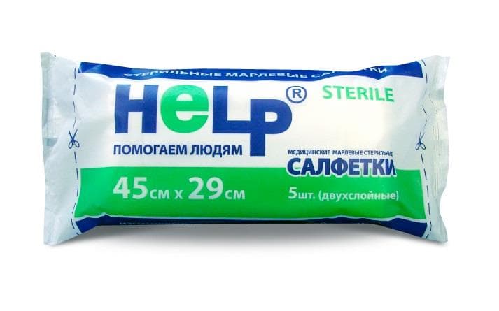 салфетки стер 45х29см 5 ангел