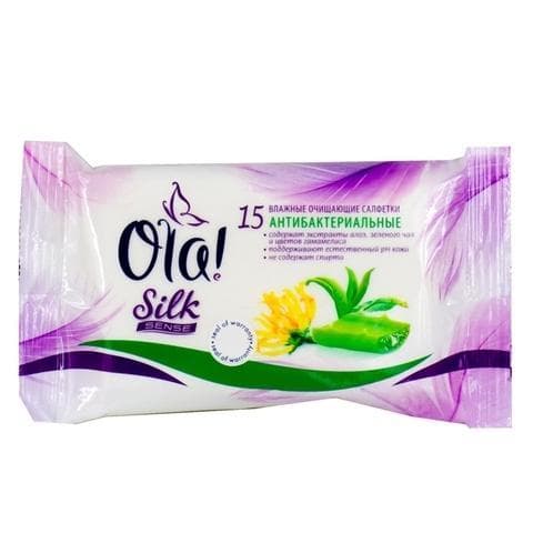 ола влажные салфетки антибактериальные n15