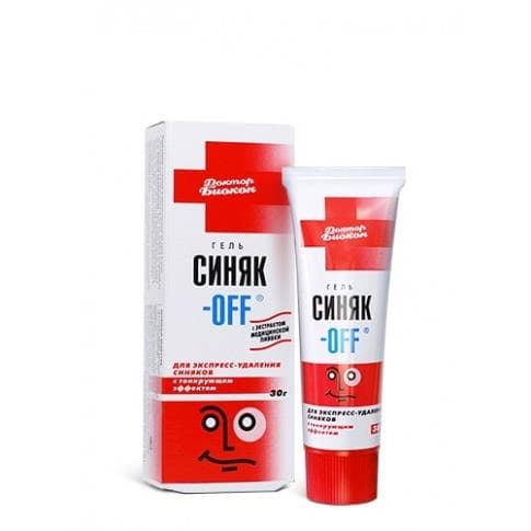 синяк-off 30,0 гель тонир 