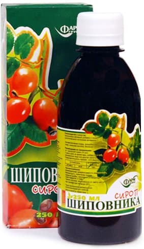 шиповник сироп 250 мл флакон стекло