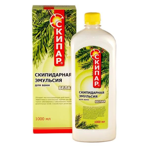 скипар эмульс для ванн 1000мл белая