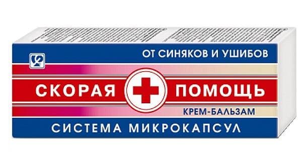 скорая помощь крем-бальзам 75мл от синяков и ушибов
