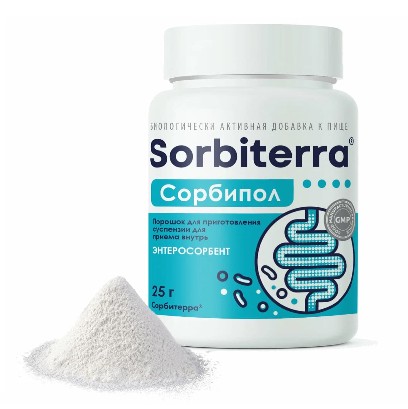 сорбитерра сорбипол пор 25г