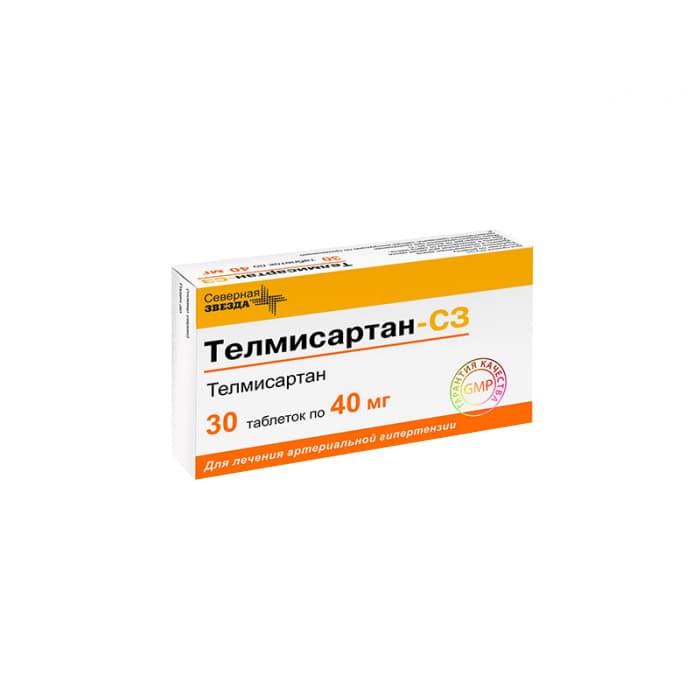 телмисартан-сз таб 40мг N30