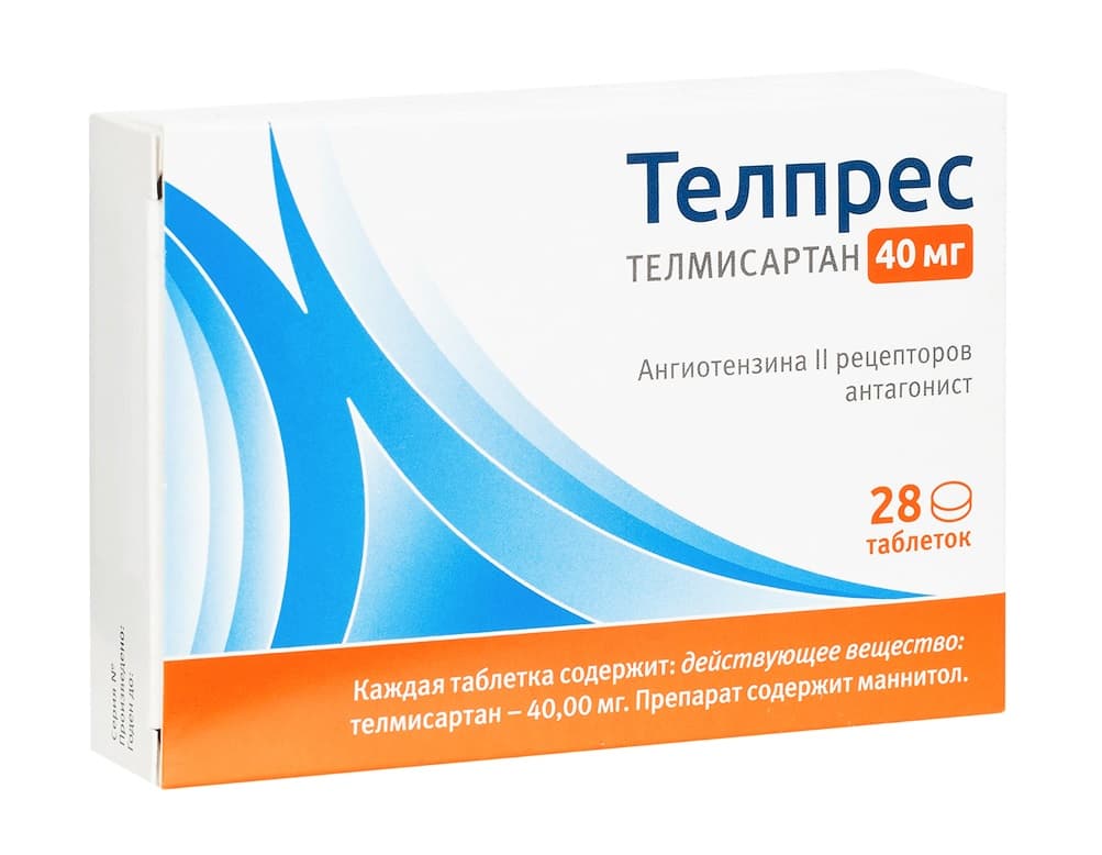 телпрес таб 40мг 28