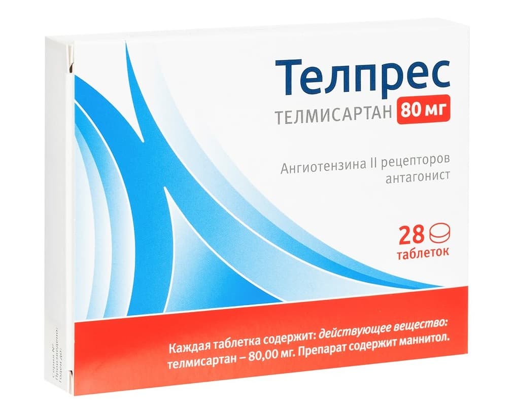 телпрес таб 80мг 28