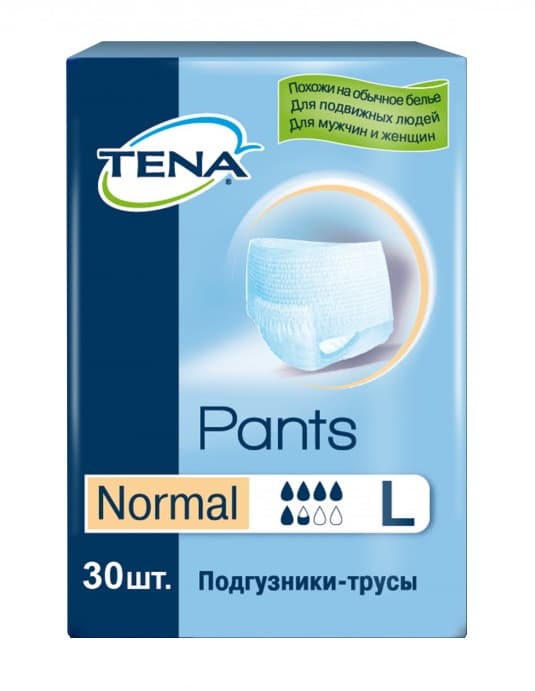 тена проскин пантс нормал трусы-подгузники р l 30 sca hygiene products sp z o o
