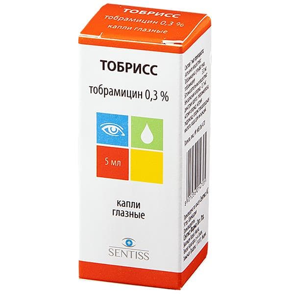 тобрисс капли глазн 0,3% 5мл
